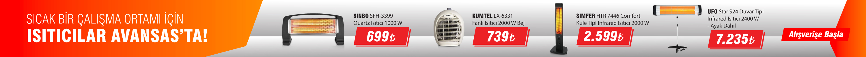 Isıtıcı Fırsatları