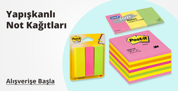 Yapışkanlı Not Kağıtları