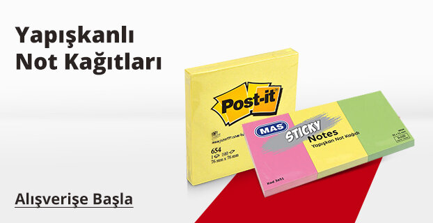 Yapışkanlı Not Kağıtları