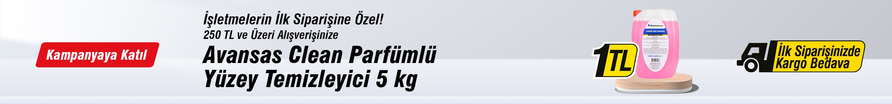 Avansas Clean Parfümlü Yüzey Temizleyici 20 kg