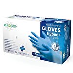 Rulopak PE Eldiven Mavi Large 100'Lü Paket