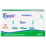 Tropic Muayene Eldiveni Latexli 100'lü Large