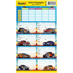 Ekstrafix Dp-104 Okul Etiketi Ders Programlı Monster Car