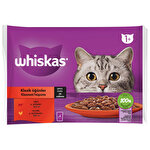 Whiskas Pouch Multipack Yaş Kedi Maması Etli 4*85 Gr.