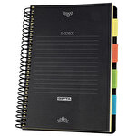 Gıpta Quadro Spiralli PP Kapak A4 150 Yaprak Çizgili Defter