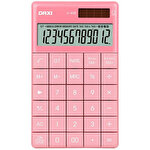 Daxi X-400 Masaüstü Hesap Makinesi 12 Haneli Pembe