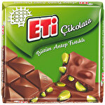 Eti Sütlü Çikolata Antep Fıstıklı 60 gr Kare