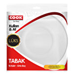 Cook Lüks Plastik Tabak Orta 10'lu