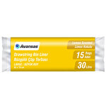 Avansas Çöp Torbası Büyük Boy 65 cm x 70 cm Sarı Limon Kokulu Büzgülü 15'li Paket Avansas Çöp Torbası Büyük Boy 65 cm x 70 cm Sarı Limon Kokulu Büzgülü 15'li Paket