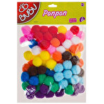 BuBu Ponpon 2 cm Karışık Renk 100'lü Paket