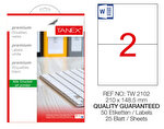 Tanex Tw-2102 Beyaz Sevkiyat ve Lojistik Etiketi 210 mm x 148,5 mm