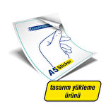 A5 Sticker Kendi Tasarımı Yükle