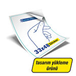 33x48 Sticker Kendi Tasarımı Yükle