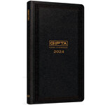 Gıpta 118-TCK 17 cm x 33 cm Kasa Ajandası 2024