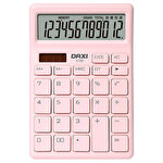 Daxi X-120P Masaüstü Hesap Makinesi 12 Haneli Pembe
