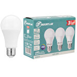 Eforled E27 Led Ampül 4000K Gün Işığı 9 Watt - 60 Watt