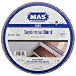 Mas Kaydırmaz Bant 50 mm x 25 m Siyah