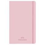 Keskin Color Premier Ciltli 13 cm x 21 cm Kareli 96 Yaprak Pembe Defter