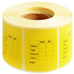 Eco Termal Baskılı Eczane Etiketi 40 mm x 60 mm 4 Rulo (4.000 Adet)