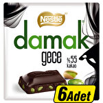 Nestle Damak Gece Bitter Çikolata 60 gr 6'lı