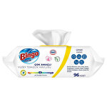 Bingo Yüzey Temizleme Havlusu Limon Kokulu 96 Yaprak Bingo Yüzey Temizleme Havlusu Limon Kokulu 96 Yaprak