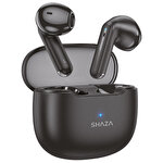 Shaza Air 7 Gürültü Azaltma ENC 4 Mikrofonlu Siyah Bluetooth Kulaklık