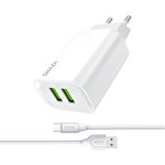 Shaza 2.4A Type-C Seyahat Şarj Aleti