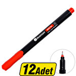 Avansas Multipen Permanent Asetat Kalem Kırmızı S Uç 12'li Paket Avansas Multipen Permanent Asetat Kalem Kırmızı S Uç 12'li Paket