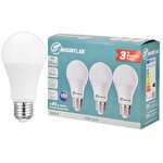 Akkurtlar Led Ampül 4000 Gün Işığı 9 Watt - 60 Watt  3'lü Paket Akkurtlar Led Ampül 4000 Gün Işığı 9 Watt - 60 Watt  3'lü Paket