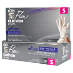 Flex Tpe Hibrit Eldiven Small Beyaz 100'lü