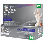 Flex Tpe Hibrit Eldiven Medium Beyaz 100'lü