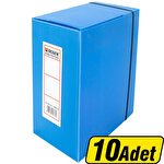 Üçgen Arşivleme Kutusu 22 x 31 x 13 cm Mavi 10'lu Paket Üçgen Arşivleme Kutusu 22 x 31 x 13 cm Mavi 10'lu Paket