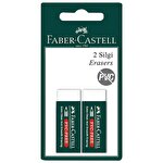 Faber-Castell 7085/20 Büyük Boy Beyaz Silgi 2'li Paket