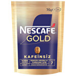 Nescafé Gold 100% Kafeinsiz Çözünebilir Kahve Ekopaket 70 g