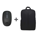 Logitech M196 Bluetooth Kablosuz Mouse ve Nero 15.6 inç Notebook Sırt Çantası- Siyah Logitech M196 Bluetooth Kablosuz Mouse ve Nero 15.6 inç Notebook Sırt Çantası- Siyah