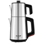 Arçelik CM 6582 XL Çelik Elektirikli Çay Makinesi 1,7 Litre Gri