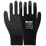 Beybi Pu Touch Poliüretan Montaj Eldiveni Siyah No:9