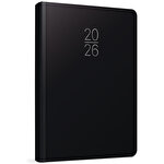 Gıpta 100 Eck Günlük 2026 Ajanda 14 cm x 20 cm Siyah