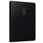 Gıpta Günlük 2026 Ajanda Hafta Sonu Ayrı 17 cm x 24 cm Siyah 