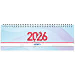Gıpta 2026 Masa Takvimi 12 cm x 33 cm Karışık Renk