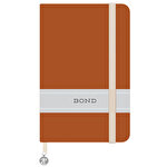 Keskin Color Bond Çizgili Defter 9 x 14 cm 96 Yaprak Turuncu