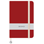 Keskin Color Bond Çizgili Defter 13 x 21 cm 96 Yaprak Kırmızı