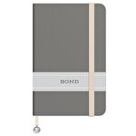 Keskin Color Bond Çizgili Defter 13 x 21 cm 96 Yaprak Gri