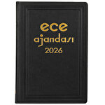 Ece Anadolu Ticari 2026 Ajandası 17 x 25 cm Siyah