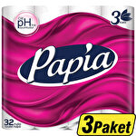 Papia Tuvalet Kağıdı 32'li x 3 Paket Koliyle Al Kazan Papia Tuvalet Kağıdı 32'li x 3 Paket Koliyle Al Kazan