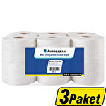 Avansas Soft Mini Tuvalet Kağıdı İçten Çekmeli 12'li 3 Paket-  Çok Al Az Öde