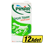 Pınar Tam Yağlı Süt 1 lt 12 Adet