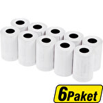 Akaryakıt Pompa Rulosu 58 mm x 60 m 44 gr/m² 10 x 6'lı Paket Akaryakıt Pompa Rulosu 58 mm x 60 m 44 gr/m² 10 x 6'lı Paket