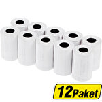 Akaryakıt Pompa Rulosu 58 mm x 60 m 44 gr/m² 10 x 12'li Paket Akaryakıt Pompa Rulosu 58 mm x 60 m 44 gr/m² 10 x 12'li Paket