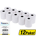 Avansas Yazarkasa / Pos Rulosu 56 mm x 16 m 44 gr/m²  10 x 12'li Paket Avansas Yazarkasa / Pos Rulosu 56 mm x 16 m 44 gr/m²  10 x 12'li Paket